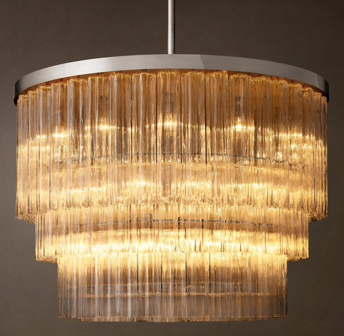 Heritage Cielo Three-Tier Round Chandelier – 48" — view 2
