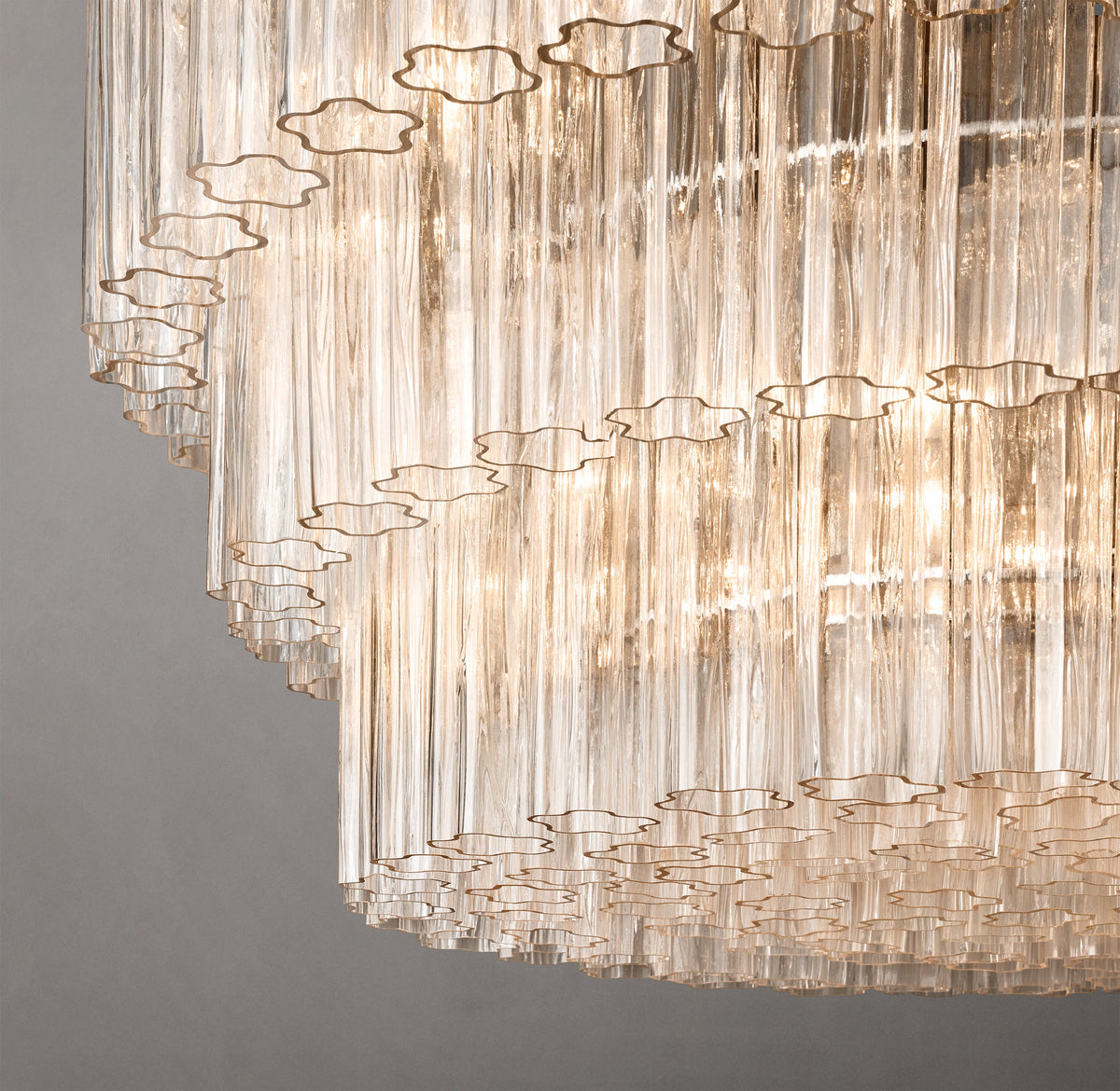 Heritage Cielo Three-Tier Round Chandelier – 48" — view 3
