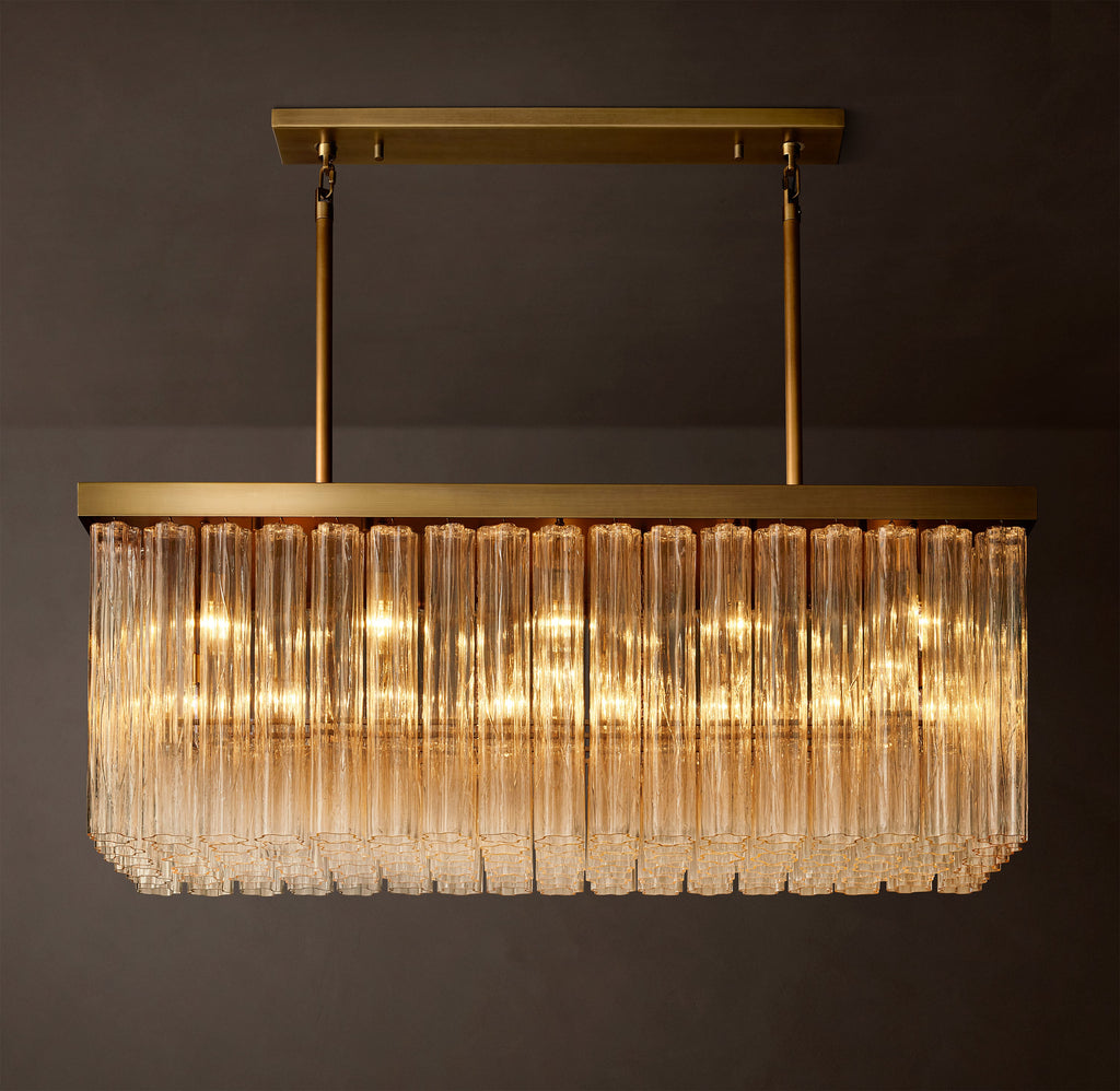 Heritage Cielo Rectangular Chandelier – 54" — view 2