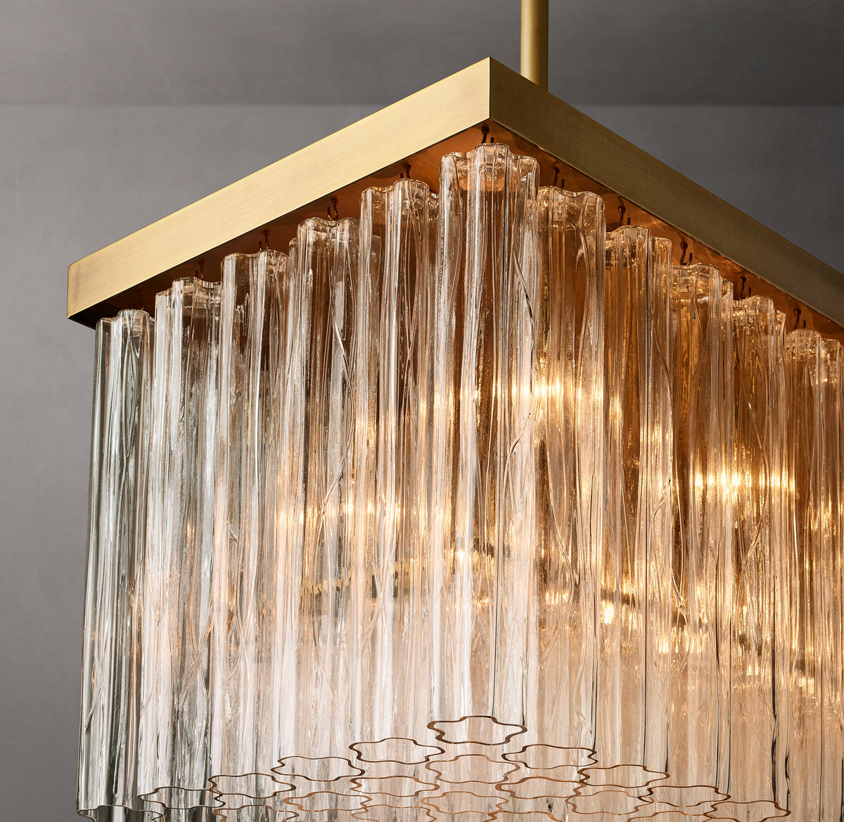 Heritage Cielo Rectangular Chandelier – 54" — view 3