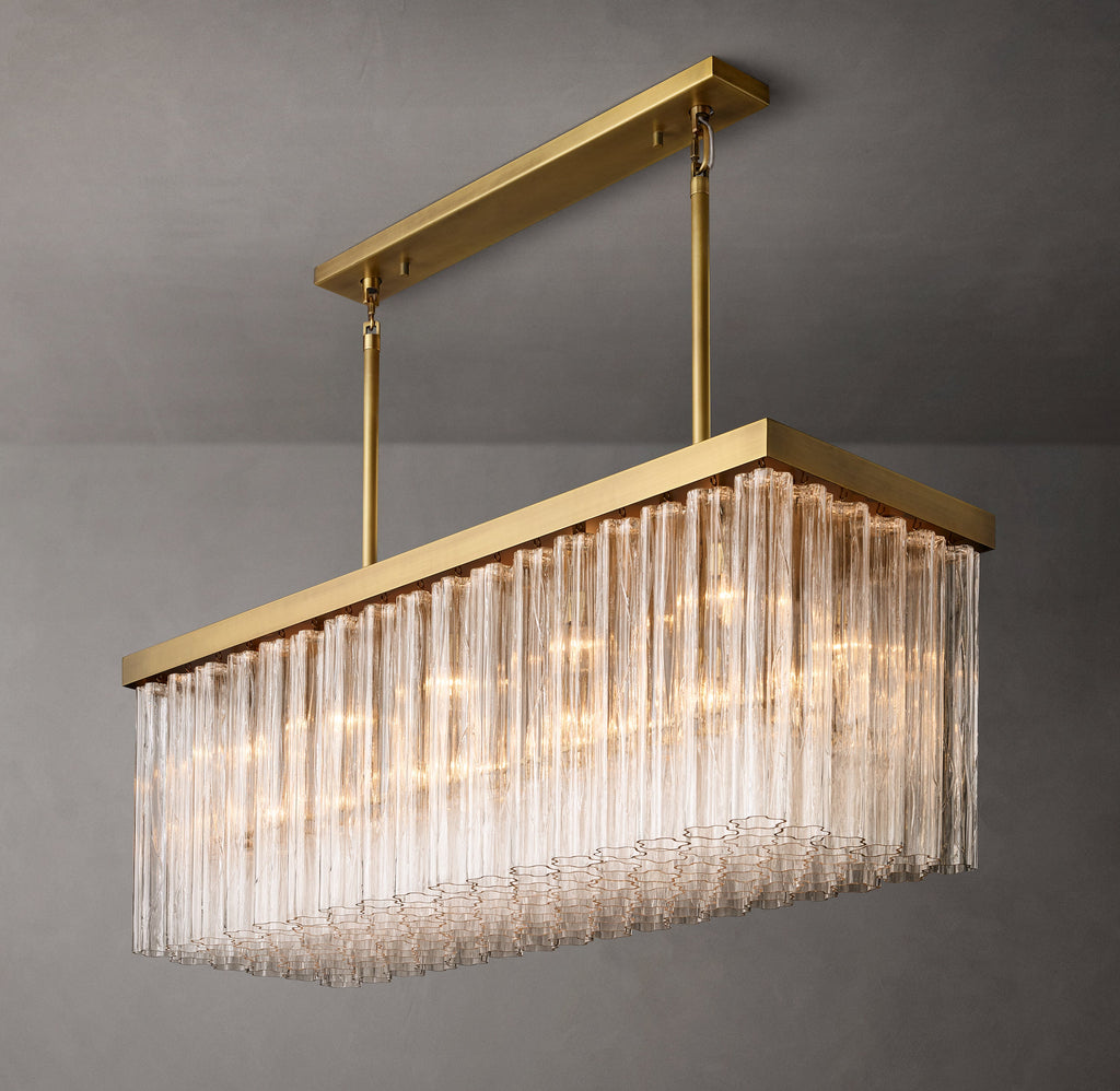 Heritage Cielo Rectangular Chandelier – 54" — view 4