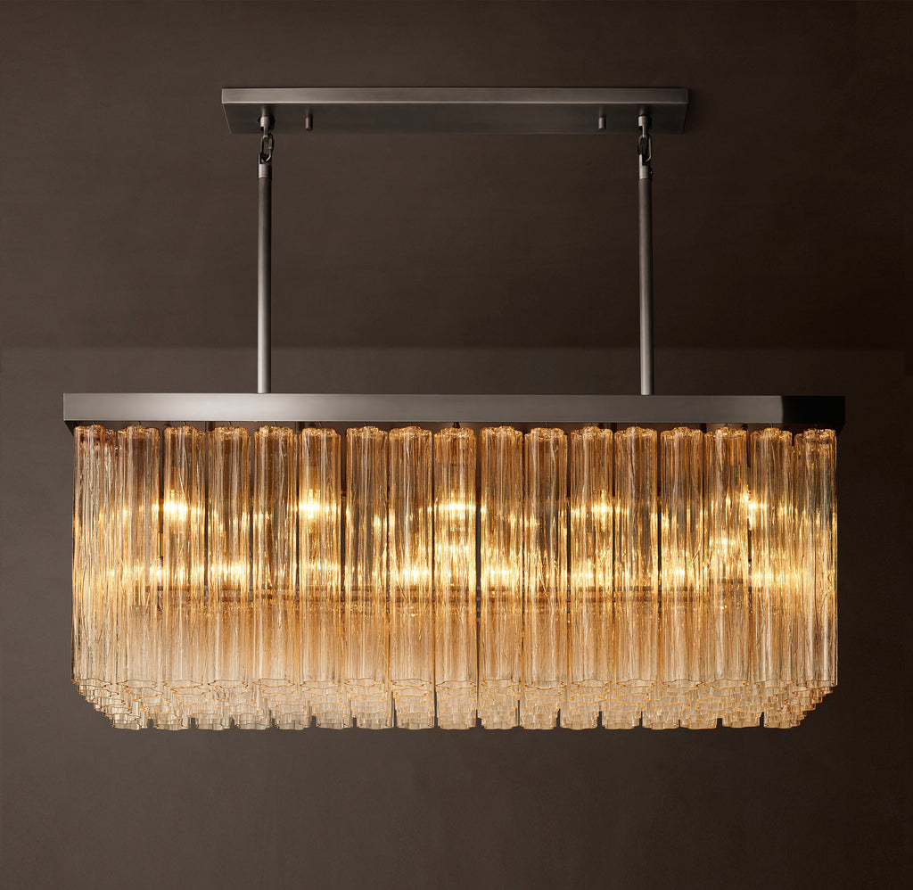 Heritage Cielo Rectangular Chandelier – 54" — view 2