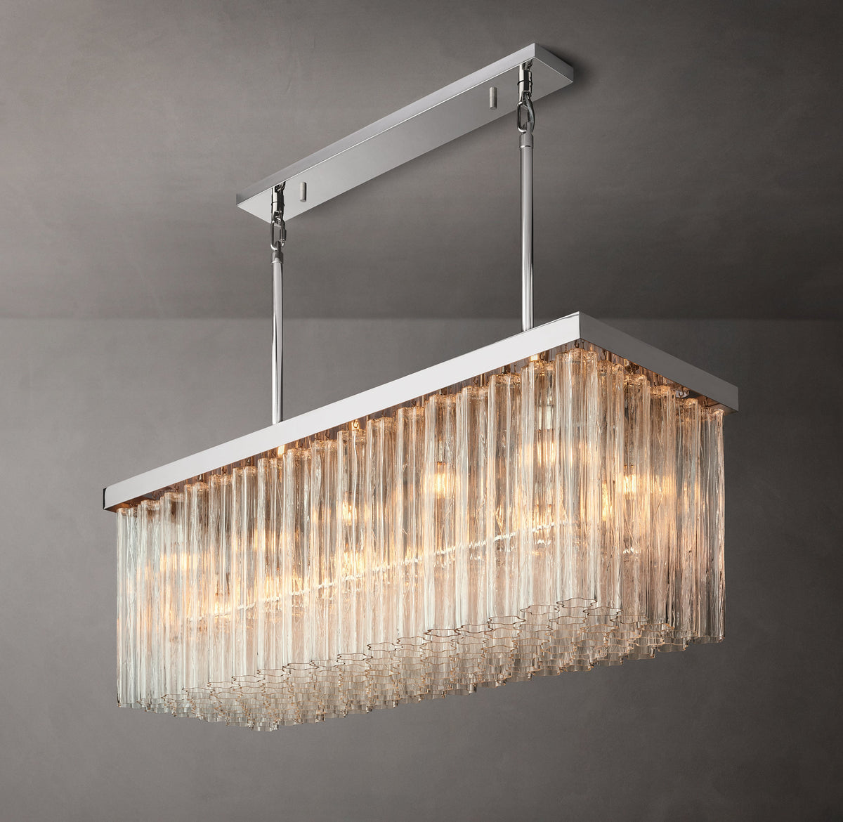 Heritage Cielo Rectangular Chandelier – 54" — view 3