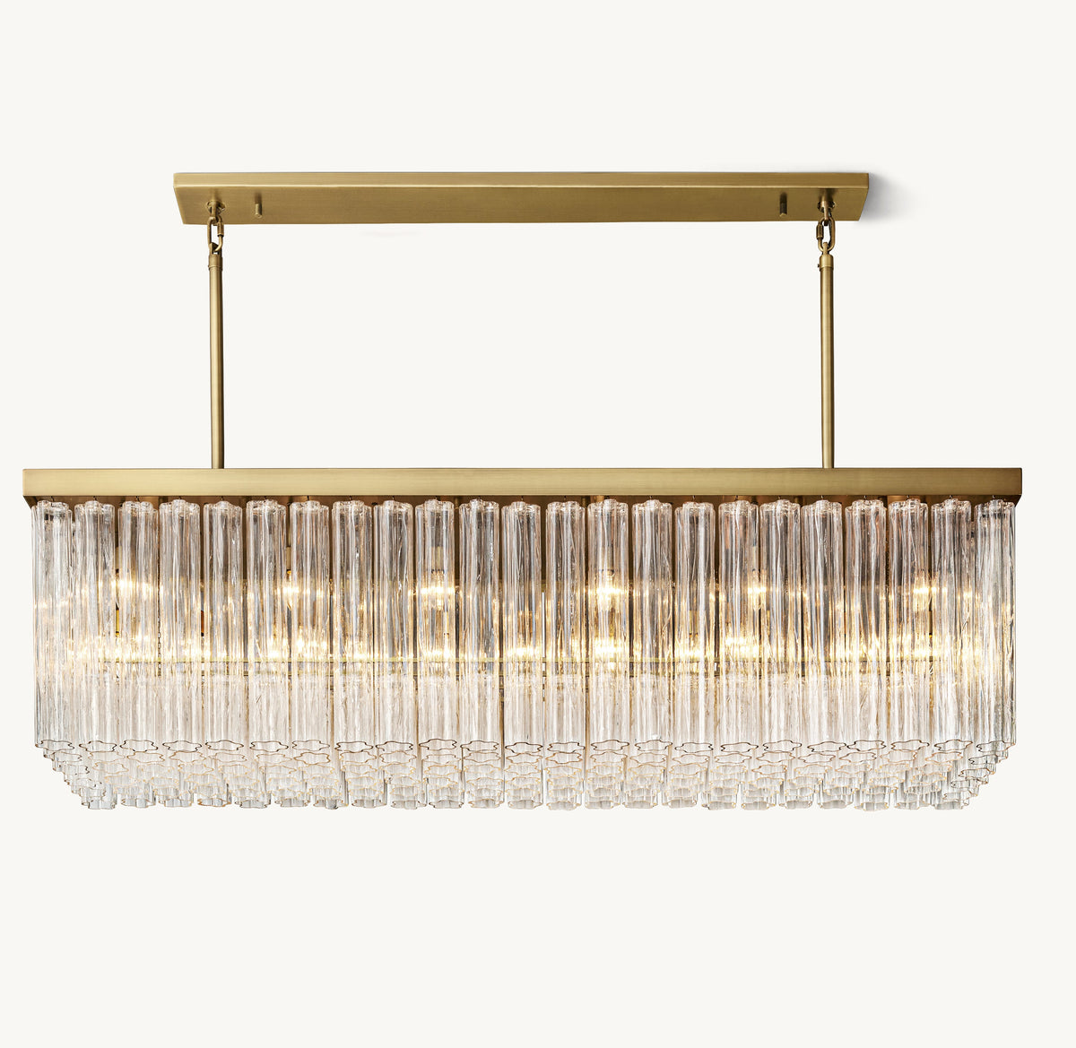 Heritage Cielo Rectangular Chandelier – 73" — view 1
