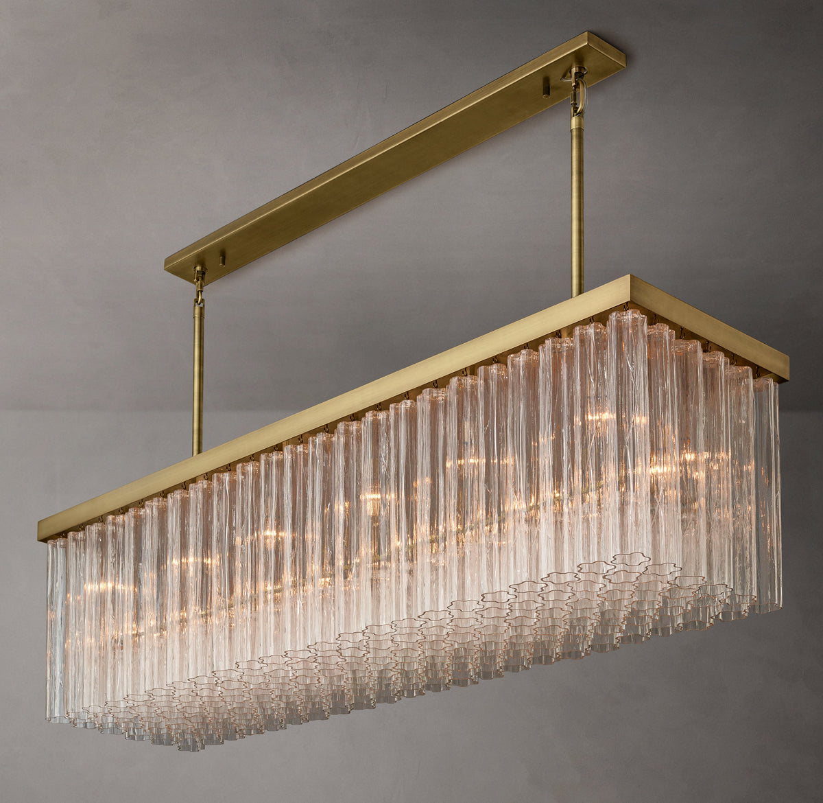 Heritage Cielo Rectangular Chandelier – 73" — view 4