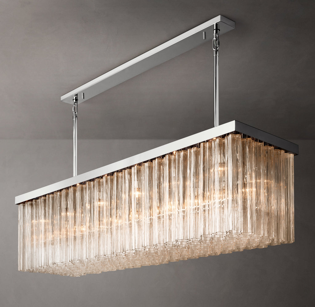 Heritage Cielo Rectangular Chandelier – 73" — view 4