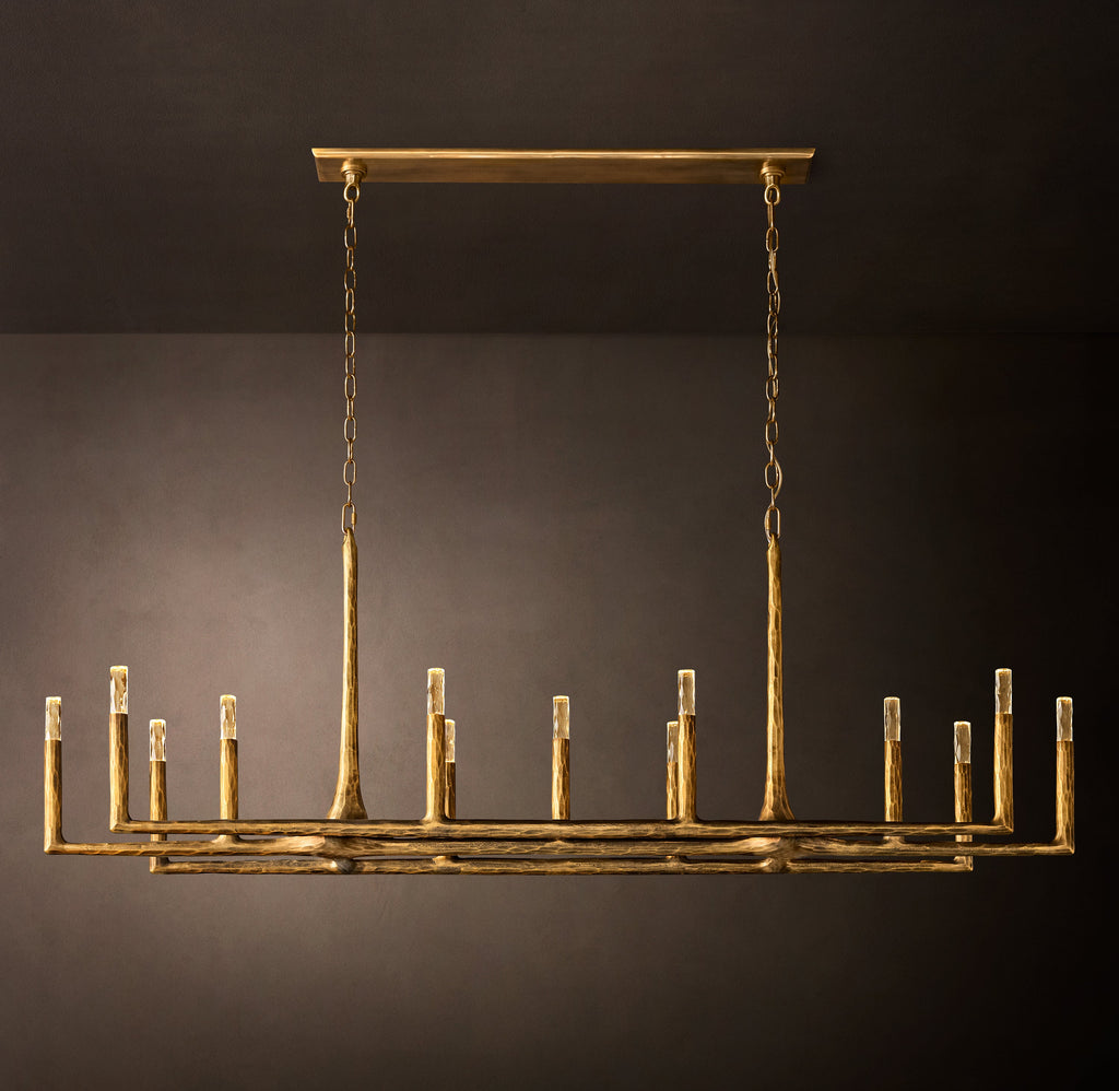 Artisan Thaddeus Linear Chandelier – 72" — view 1