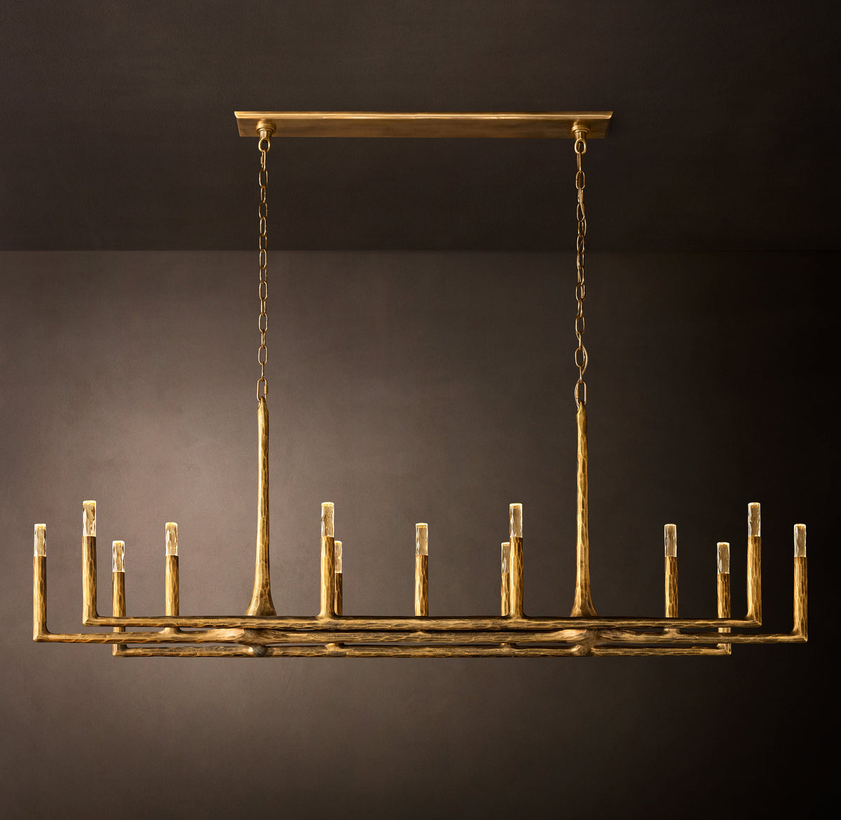 Artisan Thaddeus Linear Chandelier – 72" — view 1