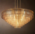 Heritage Sirene Clear Glass Round Chandelier – 52" — view 1