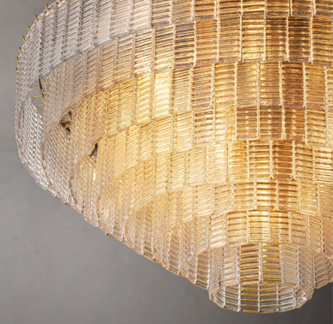 Heritage Sirene Clear Glass Round Chandelier – 52" — view 3