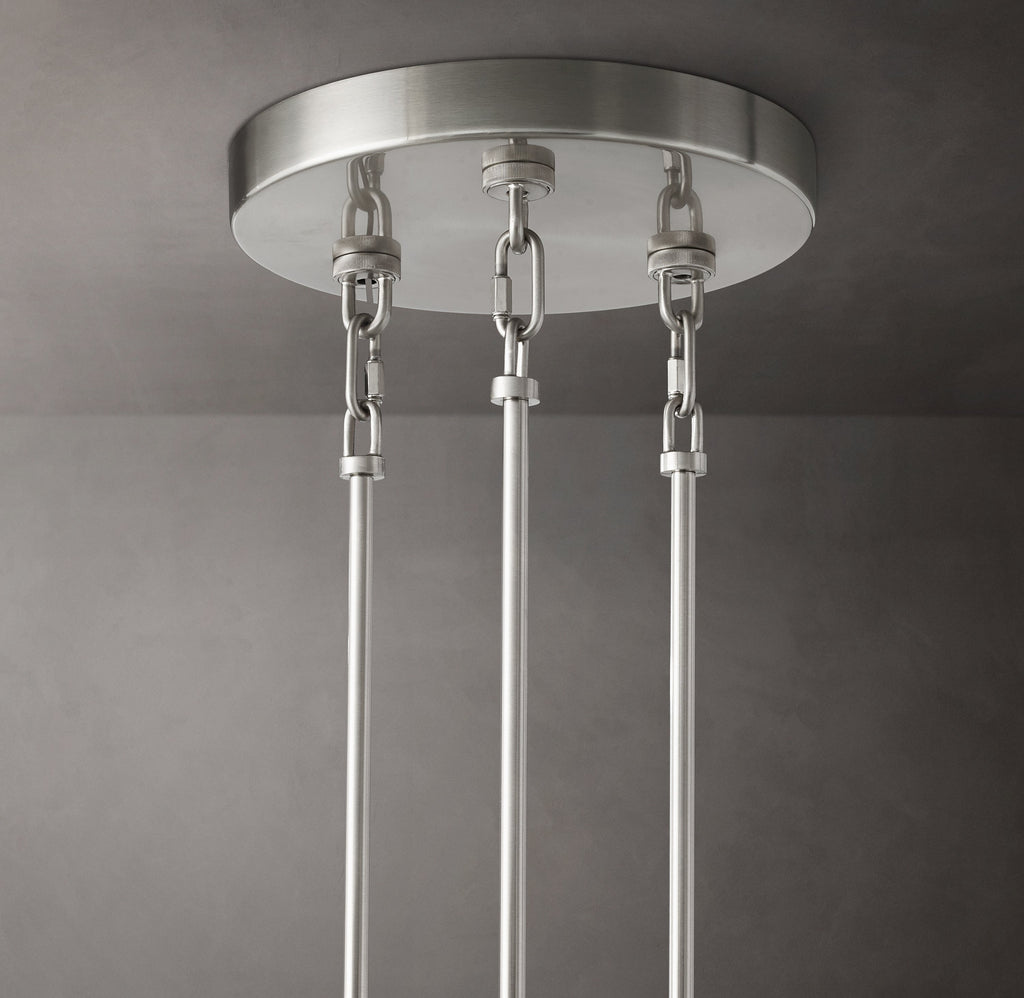 Heritage Sirene Clear Glass Round Chandelier – 65" — view 3