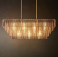 Heritage Sirene Clear Glass Rectangular Chandelier — view 1