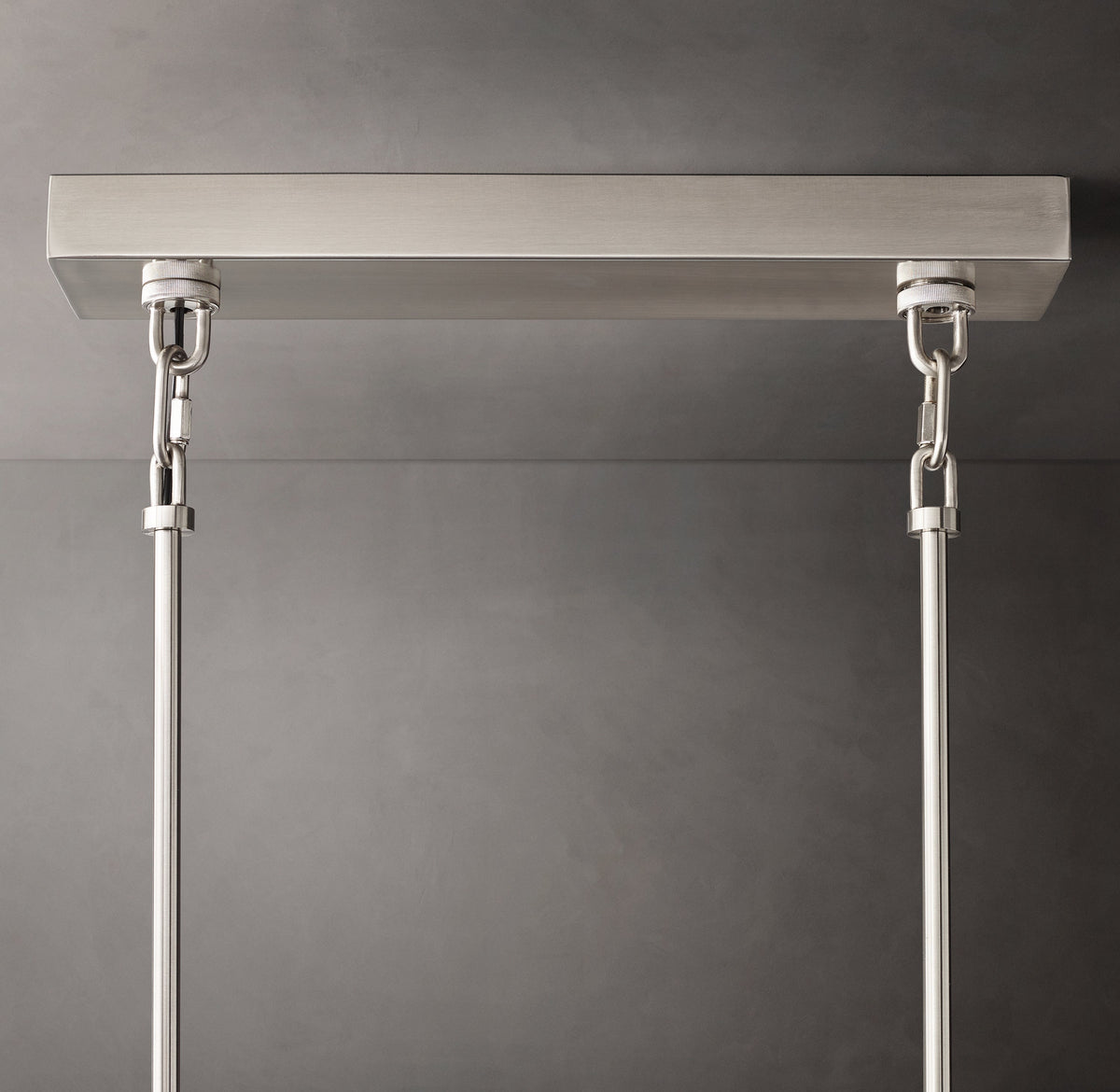 Heritage Sirene Clear Glass Rectangular Chandelier — view 3