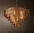 Heritage Sirene Smoke Glass Round Chandelier — view 1