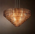 Heritage Sirene Smoke Glass Round Chandelier — view 1