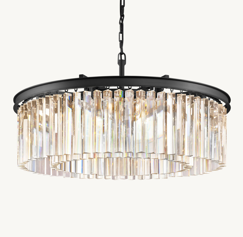 Sculptural Rhys Round Chandelier – 32" — view 1