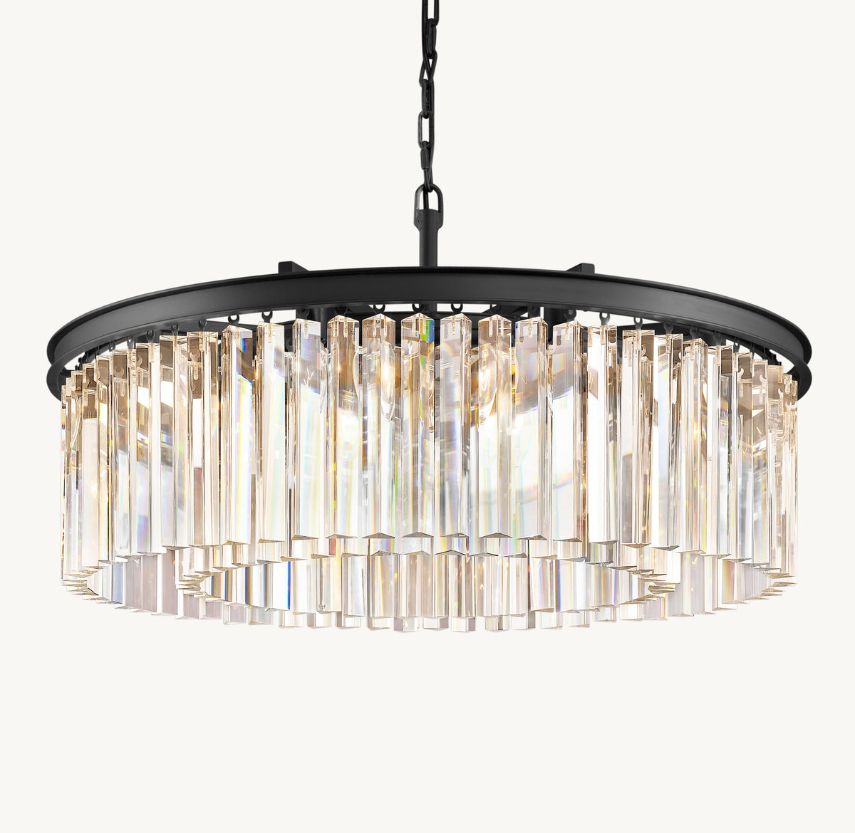 Sculptural Rhys Round Chandelier – 32" — view 1