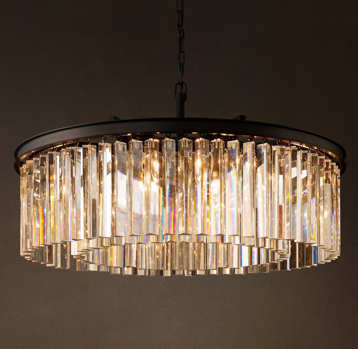 Sculptural Rhys Round Chandelier – 32" — view 2