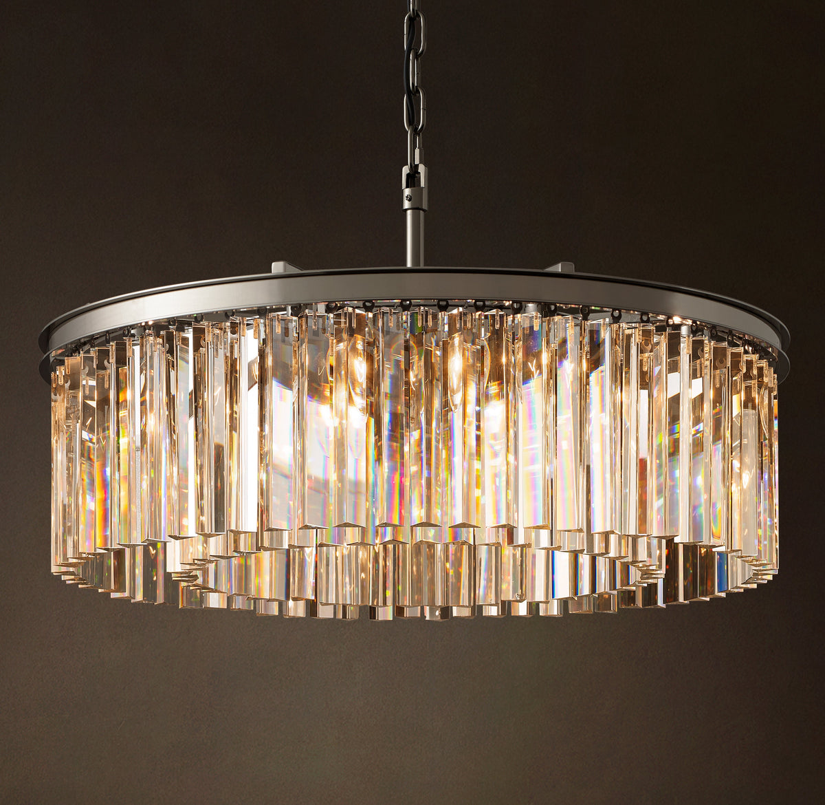 Sculptural Rhys Round Chandelier – 32" — view 1