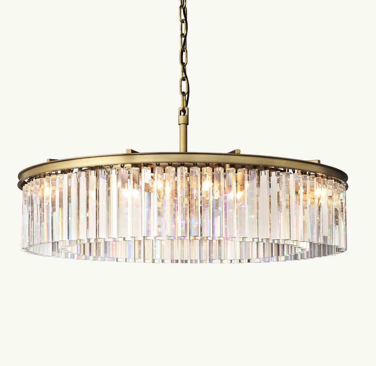 Sculptural Rhys Round Chandelier – 43" — view 1