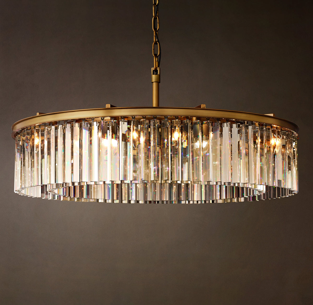 Sculptural Rhys Round Chandelier – 43" — view 2