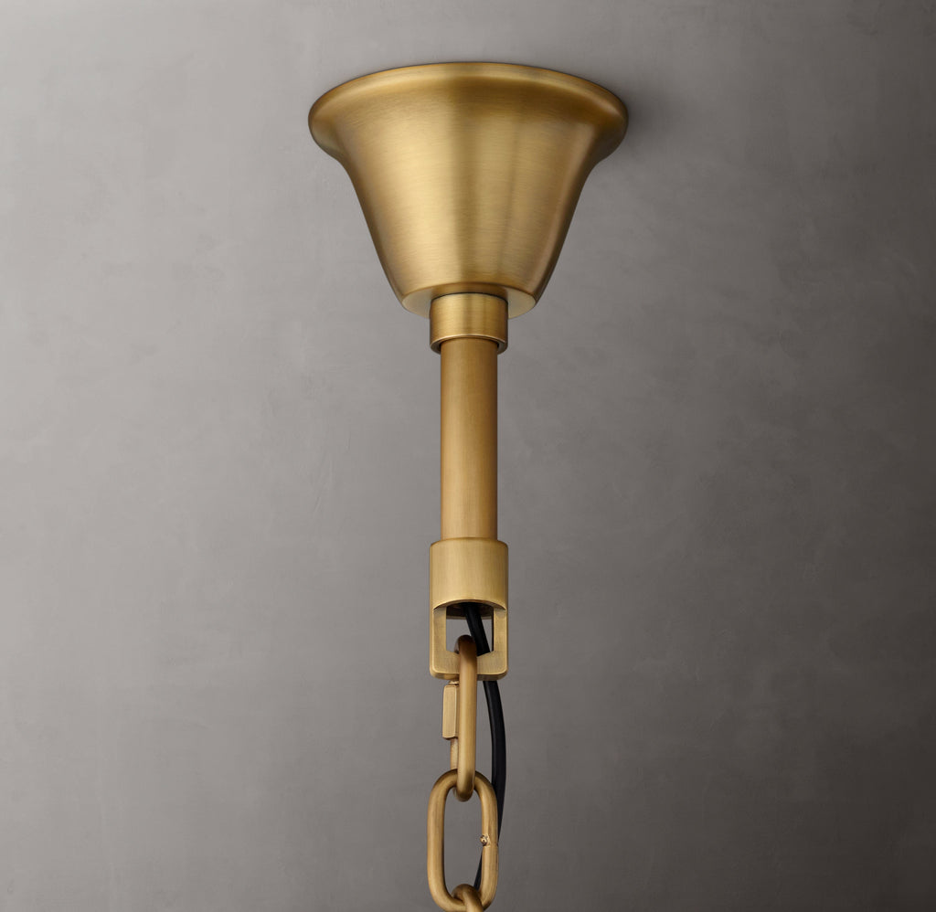 Sculptural Rhys Round Chandelier – 43" — view 3