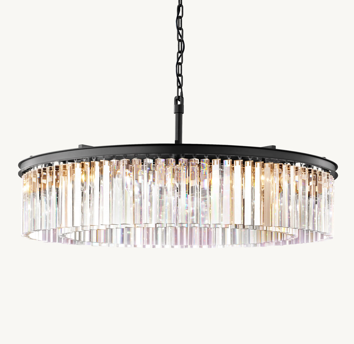 Sculptural Rhys Round Chandelier – 43" — view 1