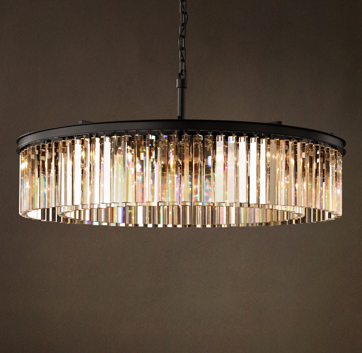 Sculptural Rhys Round Chandelier – 43" — view 2