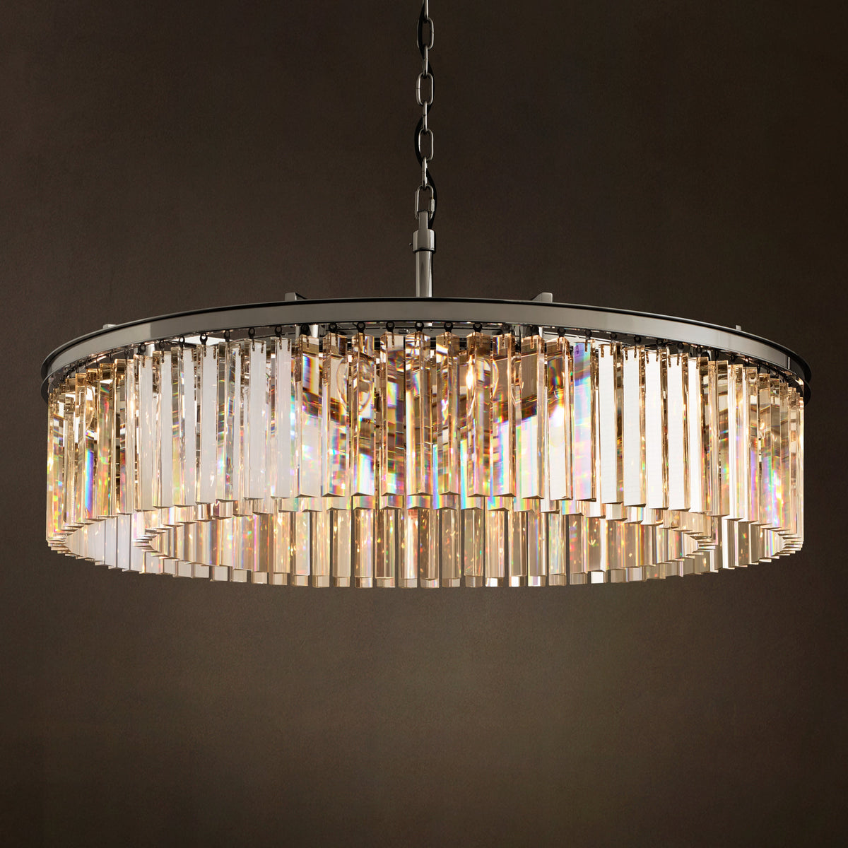 Sculptural Rhys Round Chandelier – 43" — view 1
