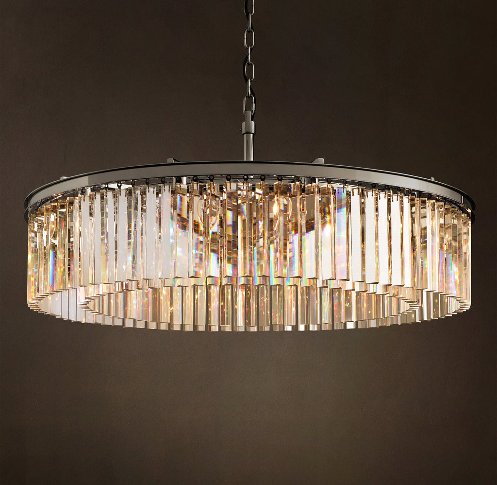 Sculptural Rhys Round Chandelier – 43" — view 2