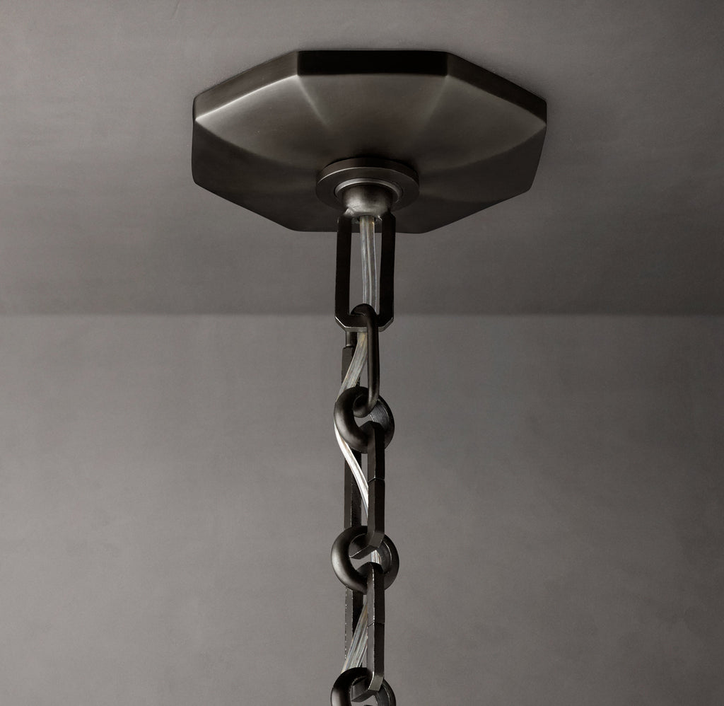 Signature Bonnington Round Chandelier – 24" Bronze — view 3