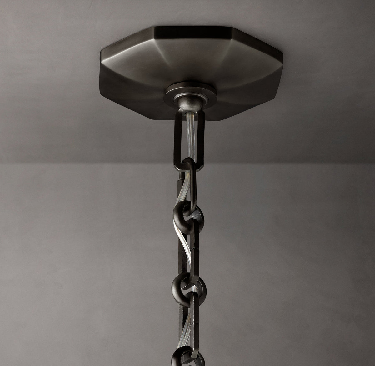 Signature Bonnington Round Chandelier – 24" Bronze — view 3