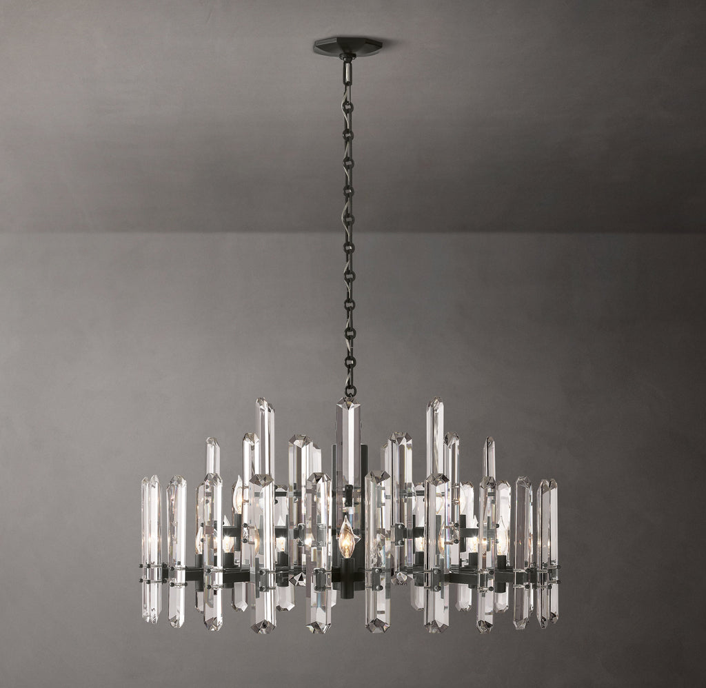 Signature Bonnington Round Chandelier – 36" Bronze — view 3