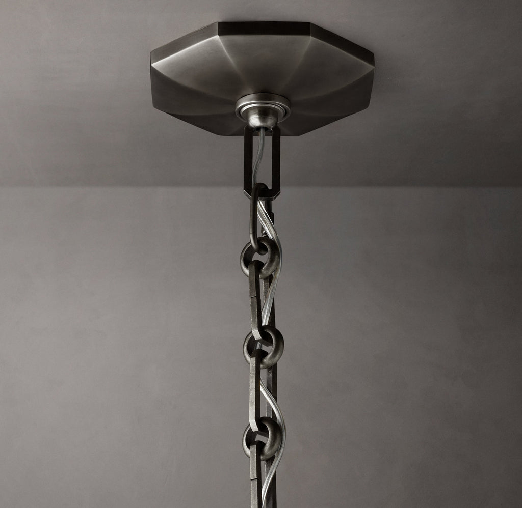 Signature Bonnington Round Chandelier – 36" Bronze — view 4