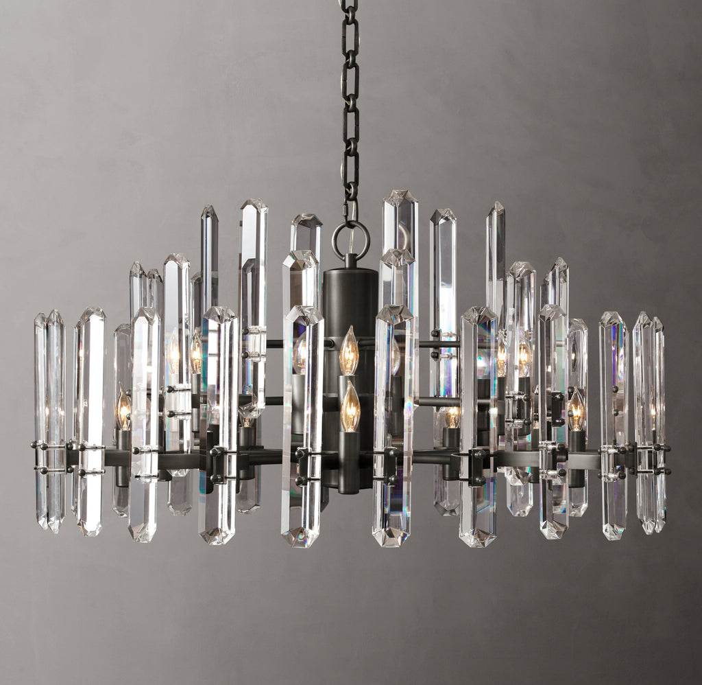 Signature Bonnington Round Chandelier – 36" Bronze — view 5