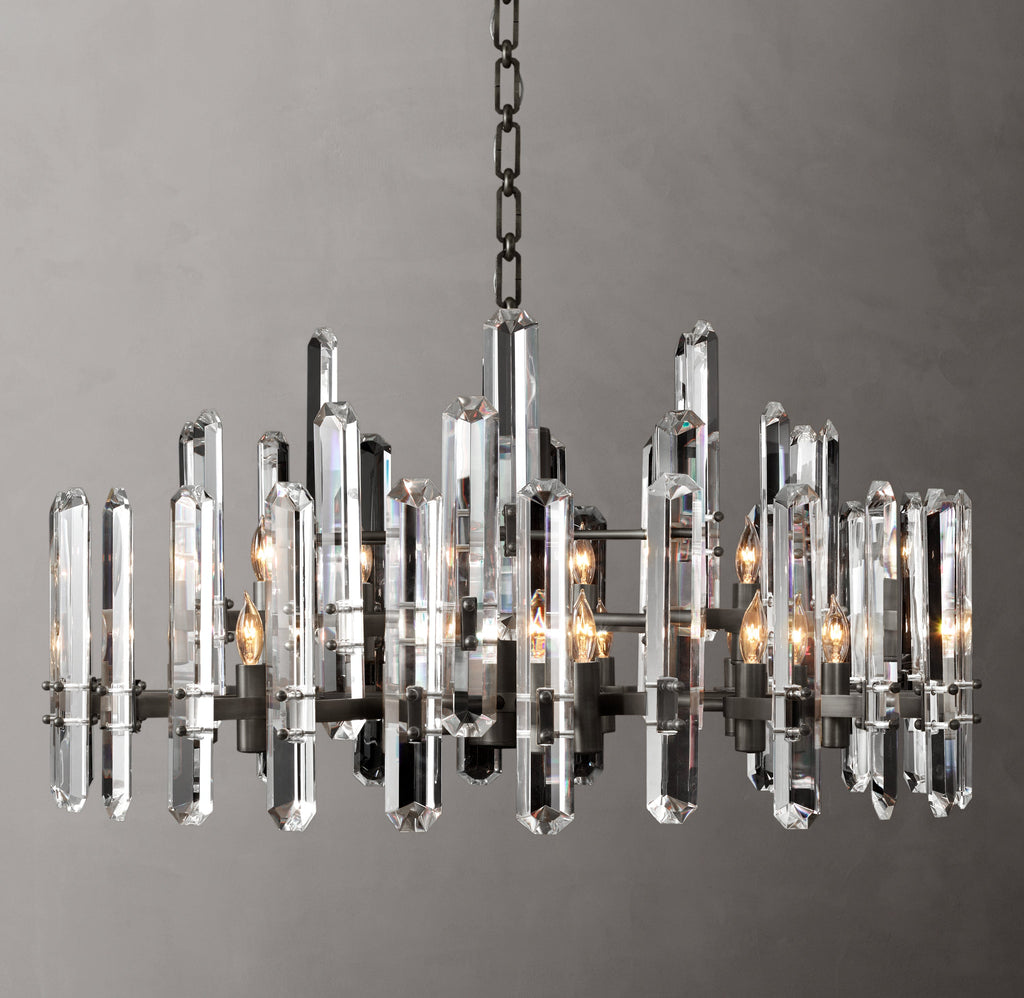 Signature Bonnington Round Chandelier – 36" Bronze — view 6