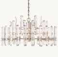 Signature Bonnington Round Chandelier – 36" Polished Nickel — view 1