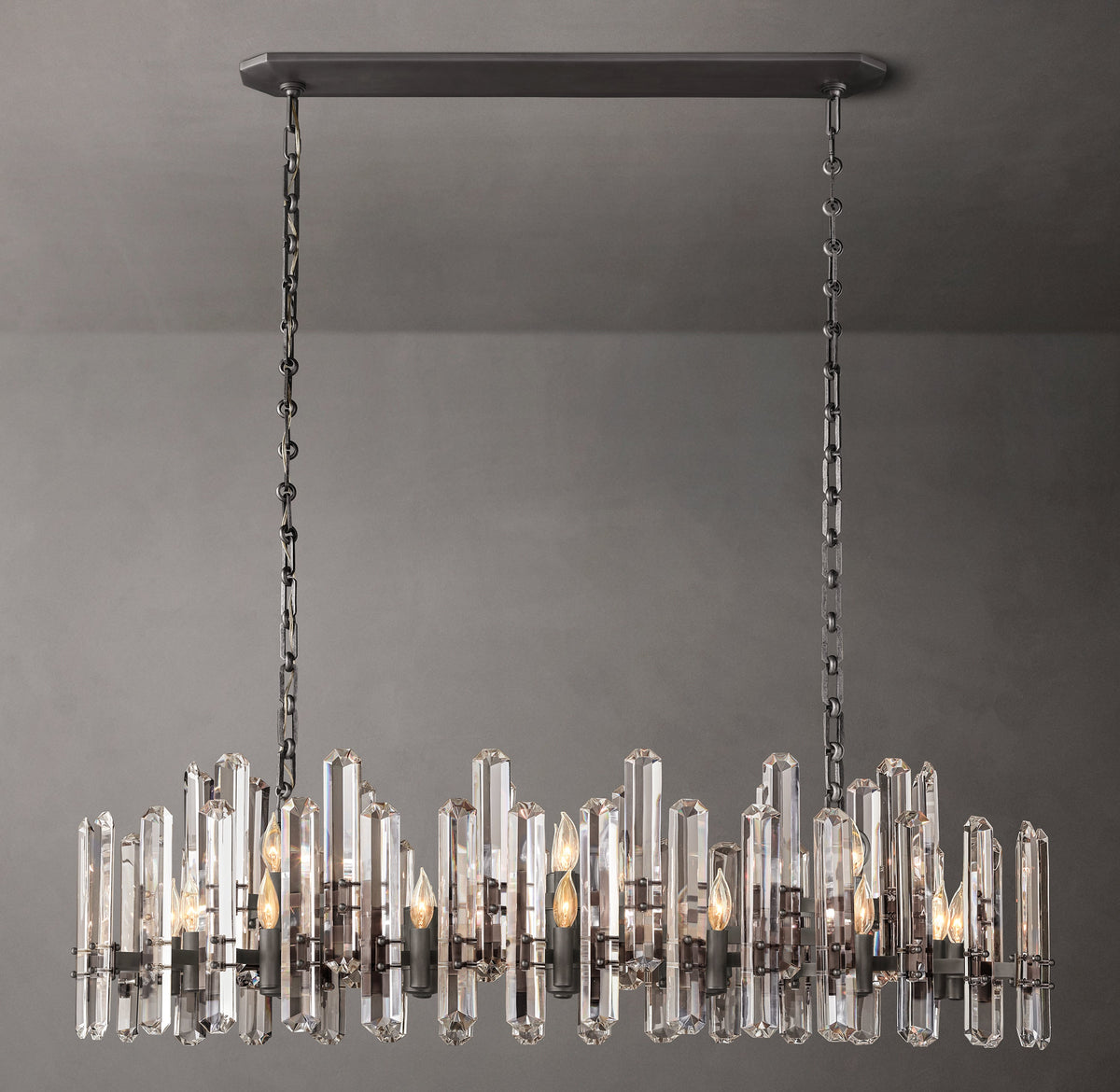 Signature Bonnington Linear Chandelier – 54" — view 2