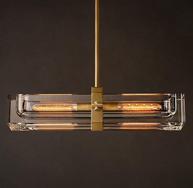 Sculptural Savile Linear Chandelier – 24" — view 2