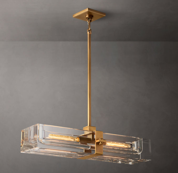 Sculptural Savile Linear Chandelier – 24" — view 4