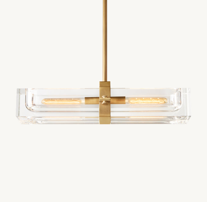 Sculptural Savile Linear Chandelier – 24" — view 5