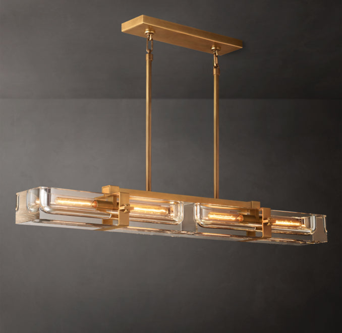 Sculptural Savile Linear Chandelier – 48" — view 1