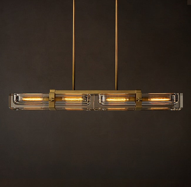 Sculptural Savile Linear Chandelier – 48" — view 2