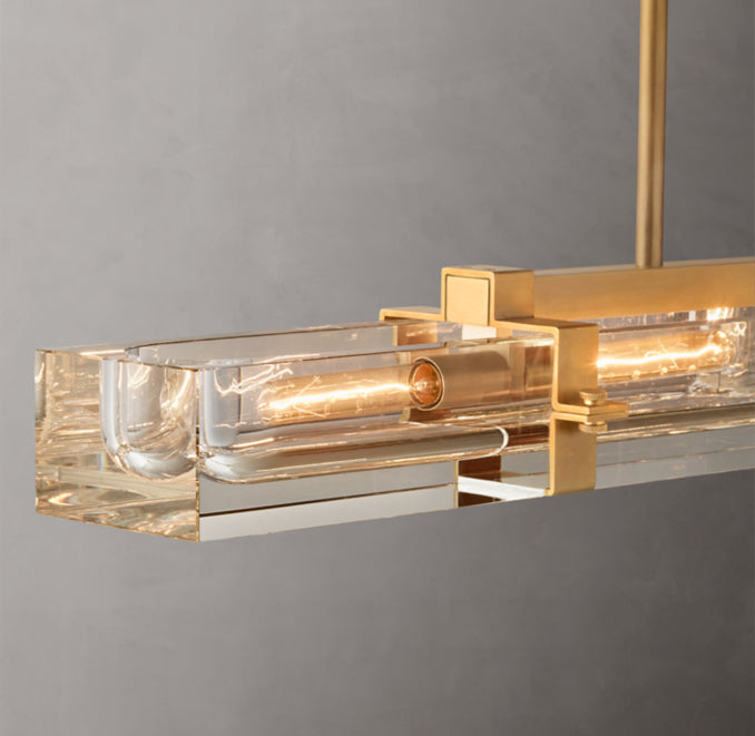 Sculptural Savile Linear Chandelier – 48" — view 3