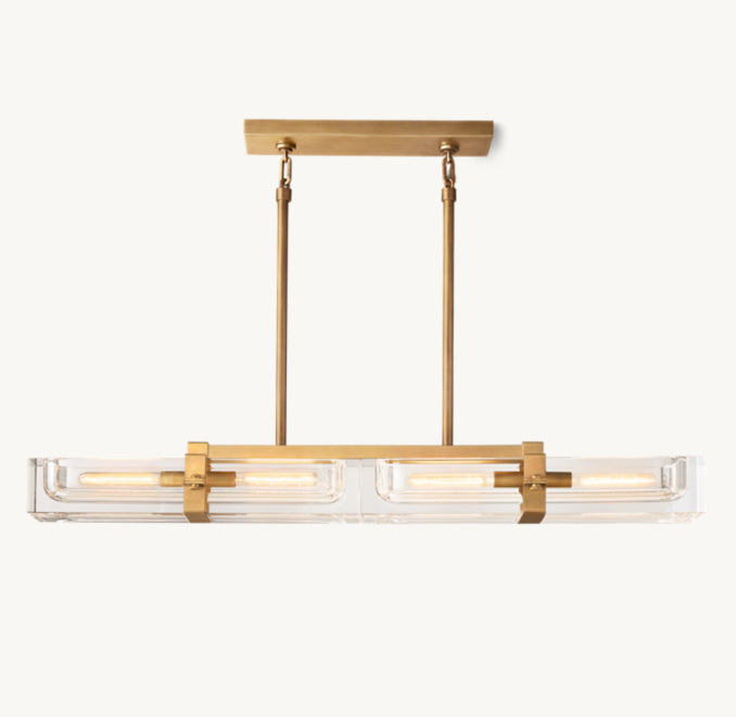 Sculptural Savile Linear Chandelier – 48" — view 6