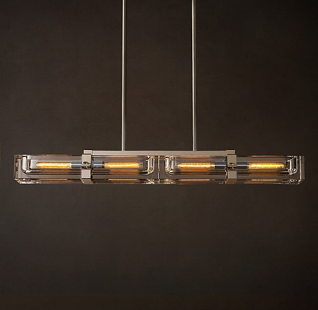Sculptural Savile Linear Chandelier – 48" — view 2