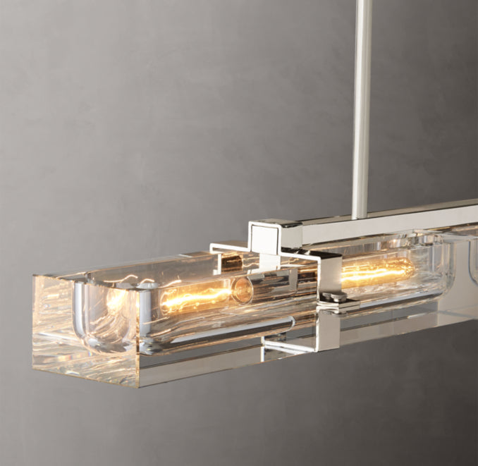 Sculptural Savile Linear Chandelier – 48" — view 3