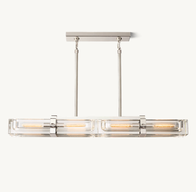 Sculptural Savile Linear Chandelier – 48" — view 6
