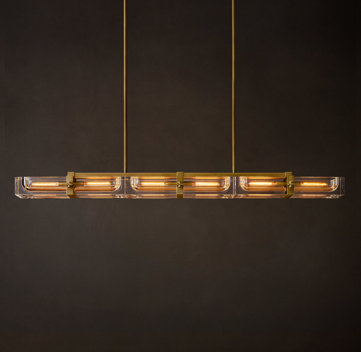 Sculptural Savile Linear Chandelier – 72" — view 4