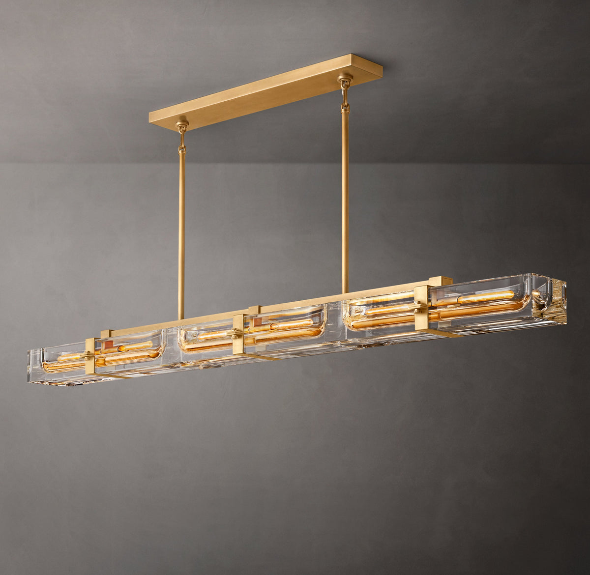 Sculptural Savile Linear Chandelier – 72" — view 5